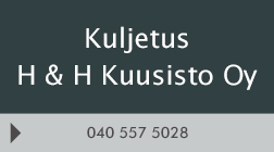Kuljetus H & H Kuusisto Oy logo